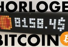 Bitcoin: Cette horloge affiche le prix en direct !